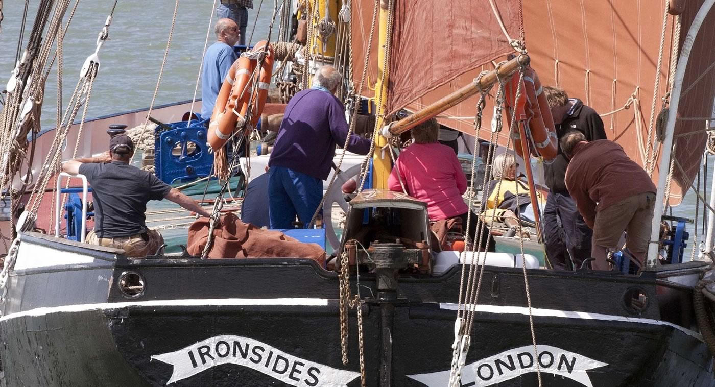 Sailing on Ironsides